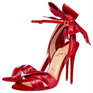 Christian Louboutin eel skin stiletto 37 Brand New with dust bag